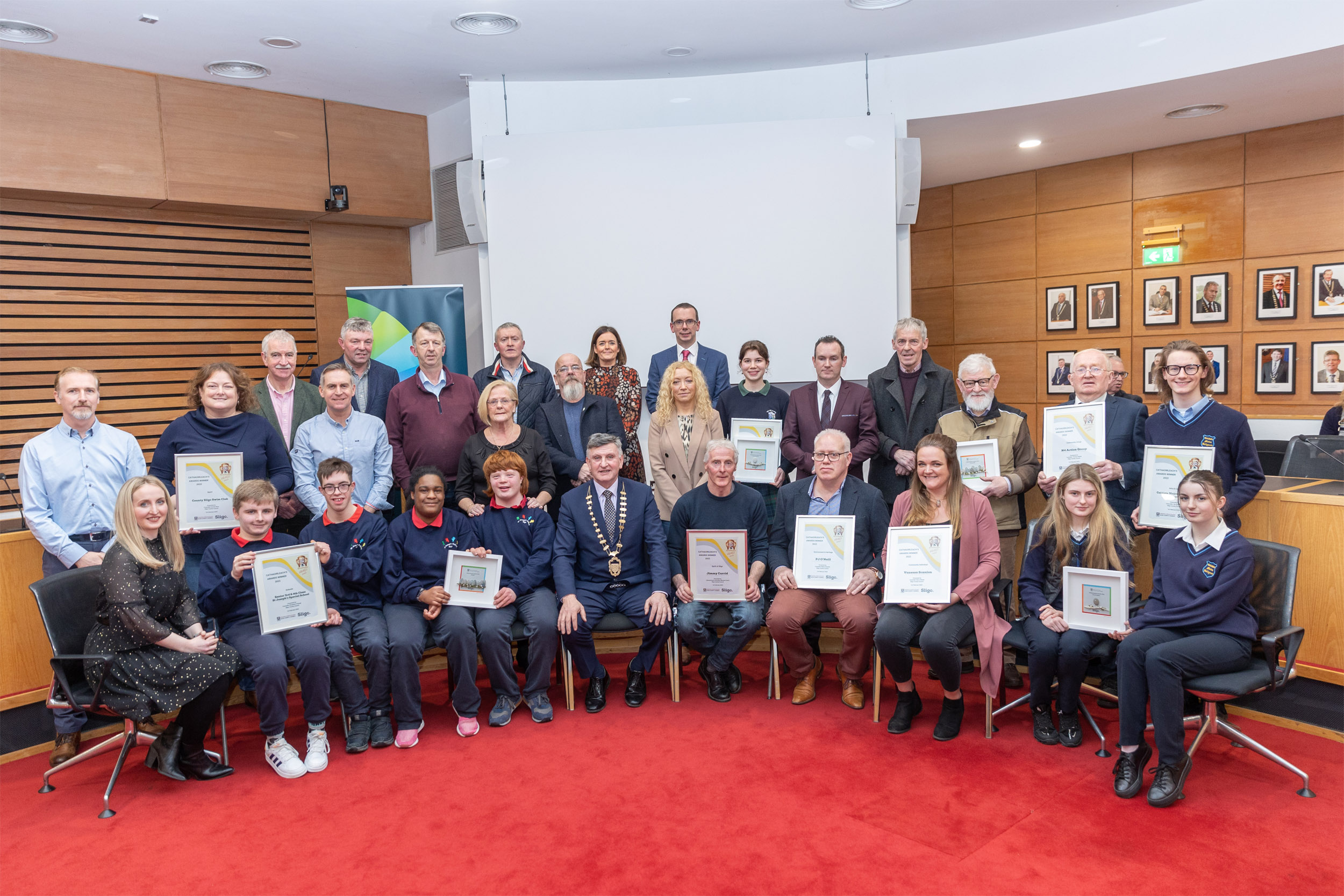 Local Volunteers Honoured at Cathaoirleach’s Awards Ceremony